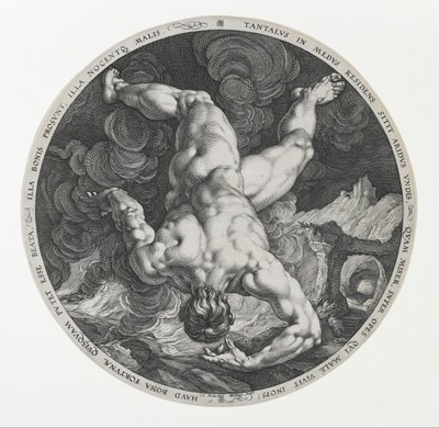 Tantalus by Hendrik Goltzius